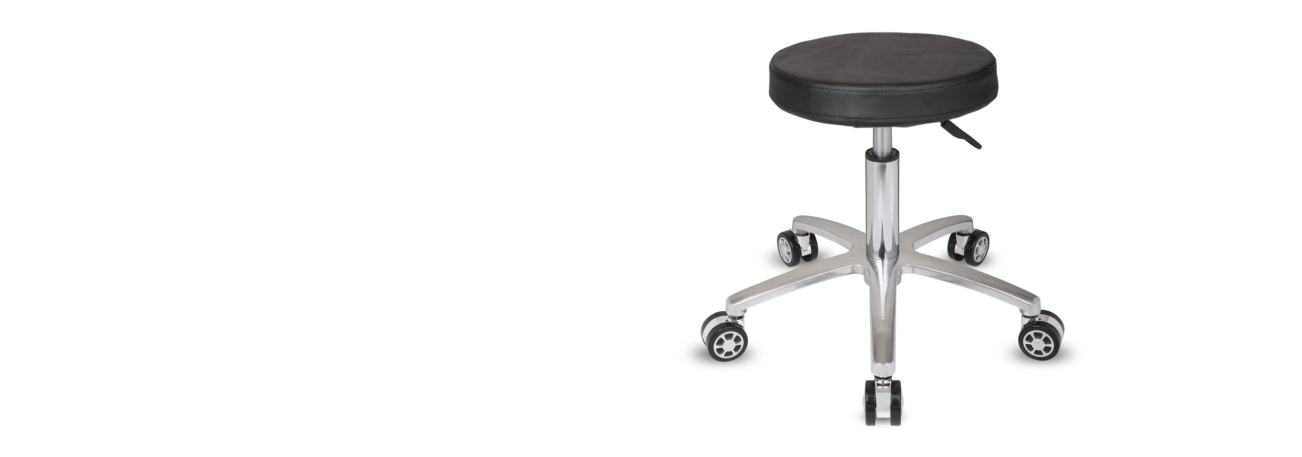 STABOOS Rollhocker mit Aluminium-Fußkreuz